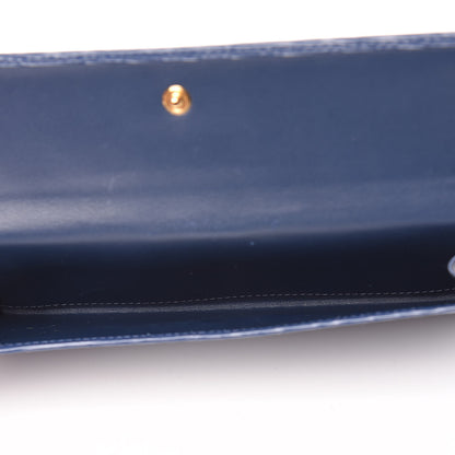 Prada Vitello Move Continental Flap Wallet Bleuette 11 of 11