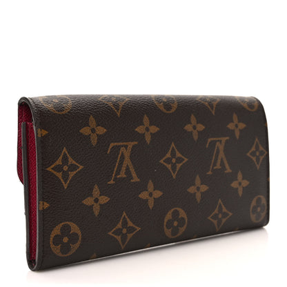 Louis Vuitton Monogram Emilie Wallet Fuchsia 3 of 8