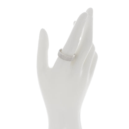 Tiffany Sterling Silver Diamond Point Band Ring 62 10 2 of 4