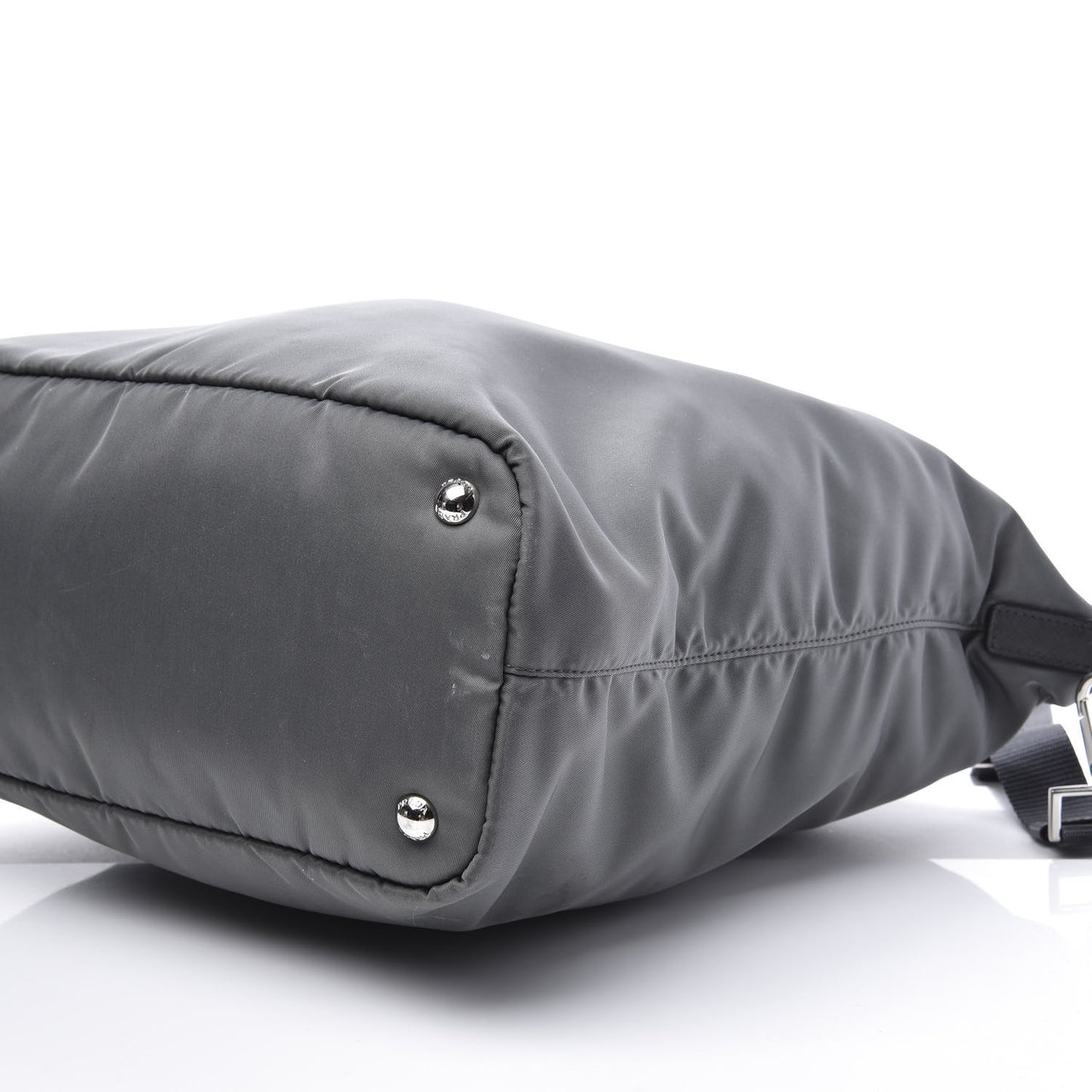 Tessuto Nylon Saffiano Tote Ardesia