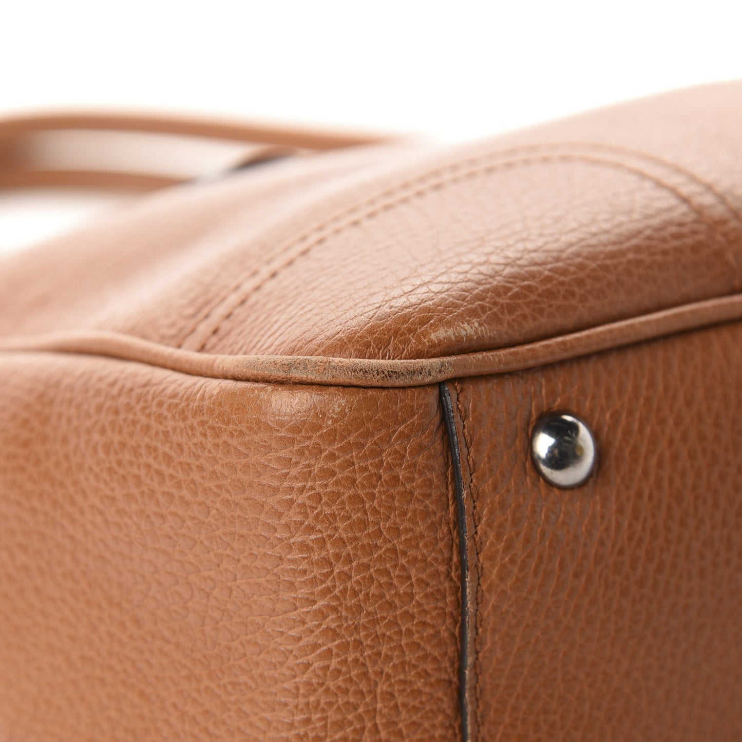Calfskin Medium Princy Tote Cognac