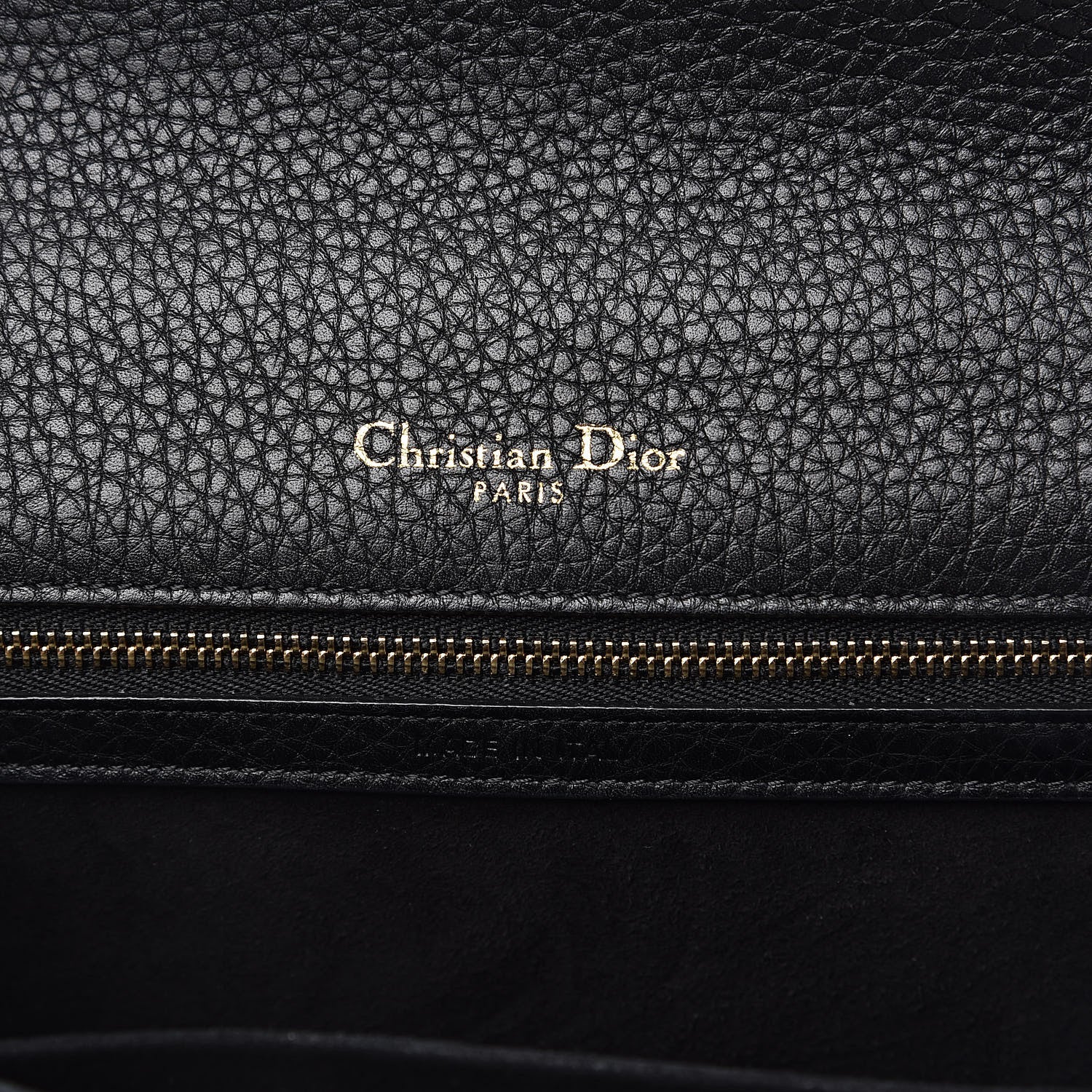 Christian Dior Grained Calfskin Small Diorama Flap Bag Black 6 of 11
