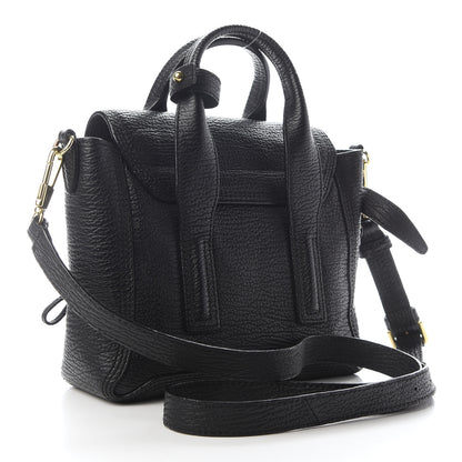 3.1 Phillip Lim Textured Calfskin Mini Pashli Satchel Black 3 of 9