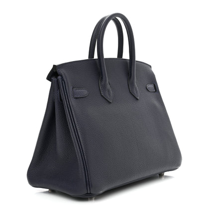 Hermes Togo Birkin 25 Bleu Nuit 3 of 10