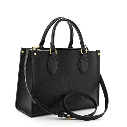 Louis Vuitton Empreinte Monogram Giant Onthego PM Black 3 of 9