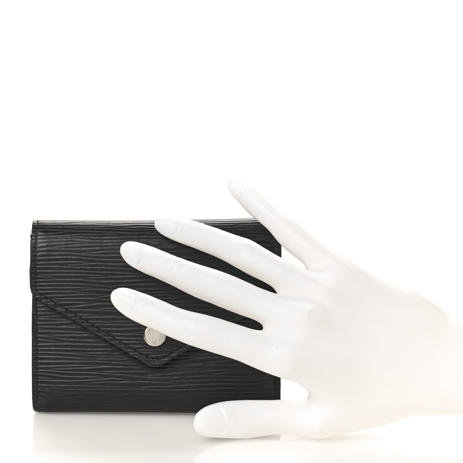Louis Vuitton Epi Victorine Wallet Black 2 of 9