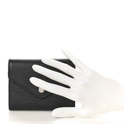 Louis Vuitton Epi Victorine Wallet Black 2 of 9