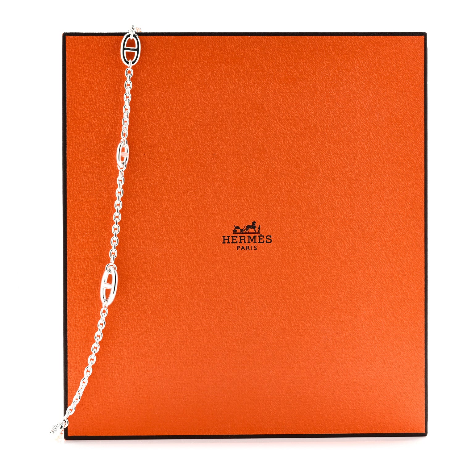 Hermes Sterling Silver Farandole Necklace 80 6 of 6