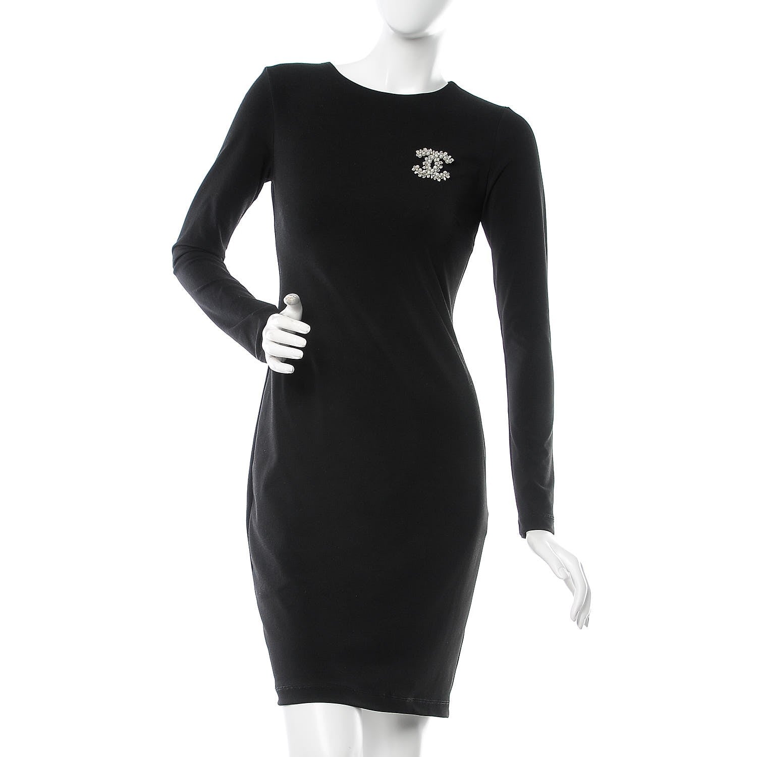 Chanel Pearl CC Flower Brooch Silver 2 of 5