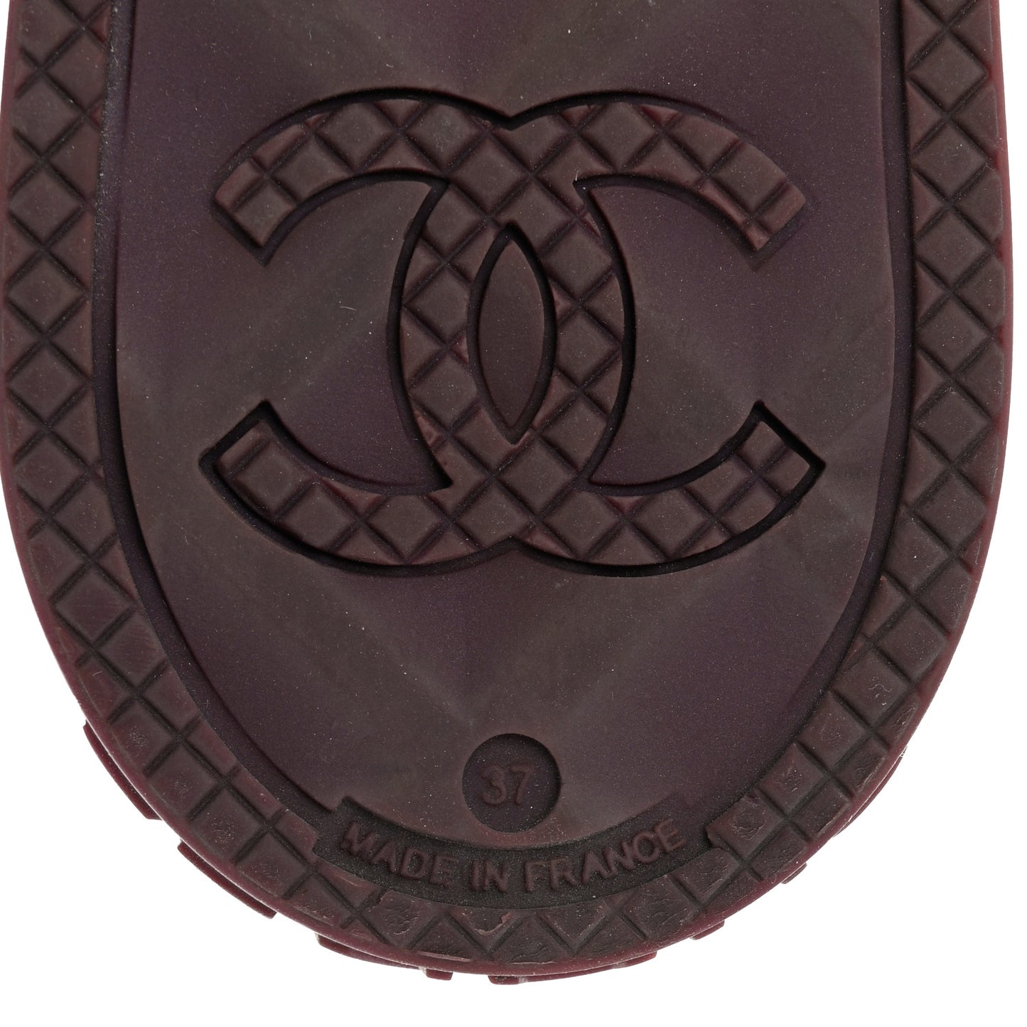 Caoutchouk CC High Boots 37 Dark Purple