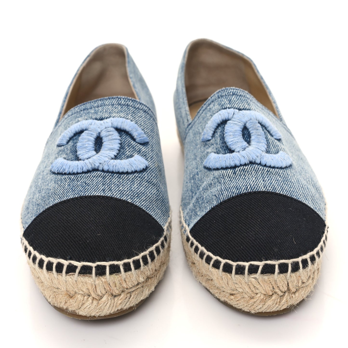 Denim CC Espadrilles 39 Blue Black