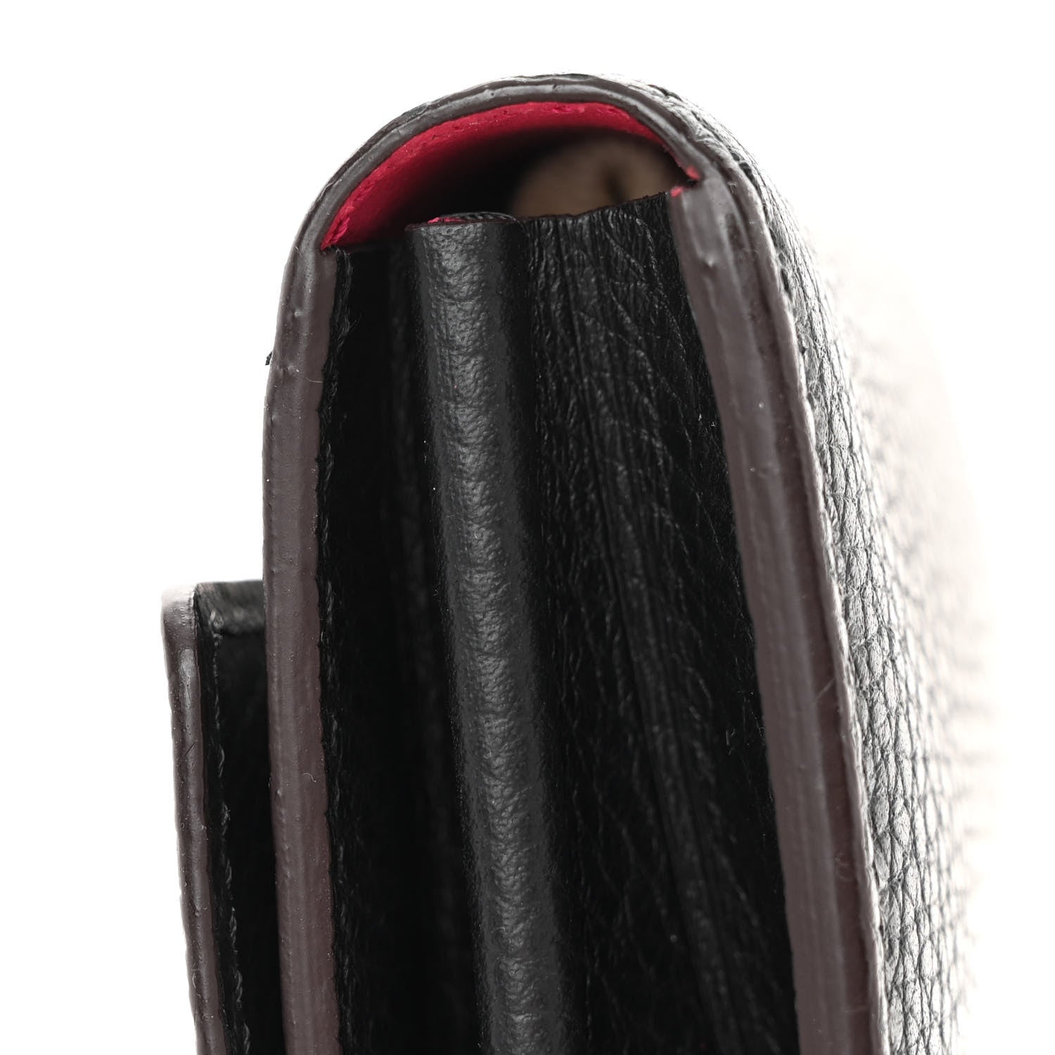 Louis Vuitton LOUIS VUITTON Taurillon Capucines Wallet Black 8 of 8