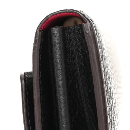 Louis Vuitton LOUIS VUITTON Taurillon Capucines Wallet Black 8 of 8
