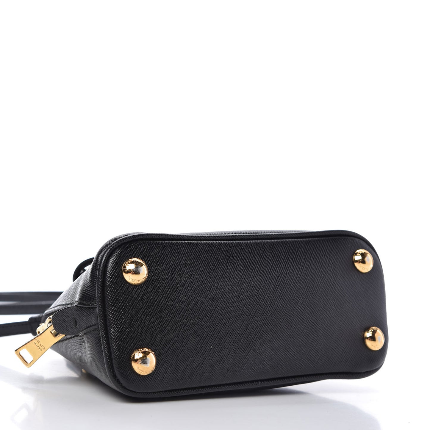 Saffiano Lux Mini Promenade Tote Black