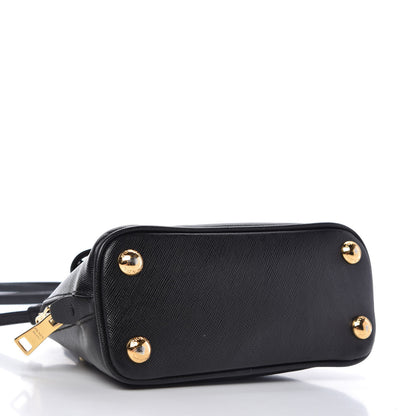 Prada Saffiano Lux Mini Promenade Tote Black 4 of 9