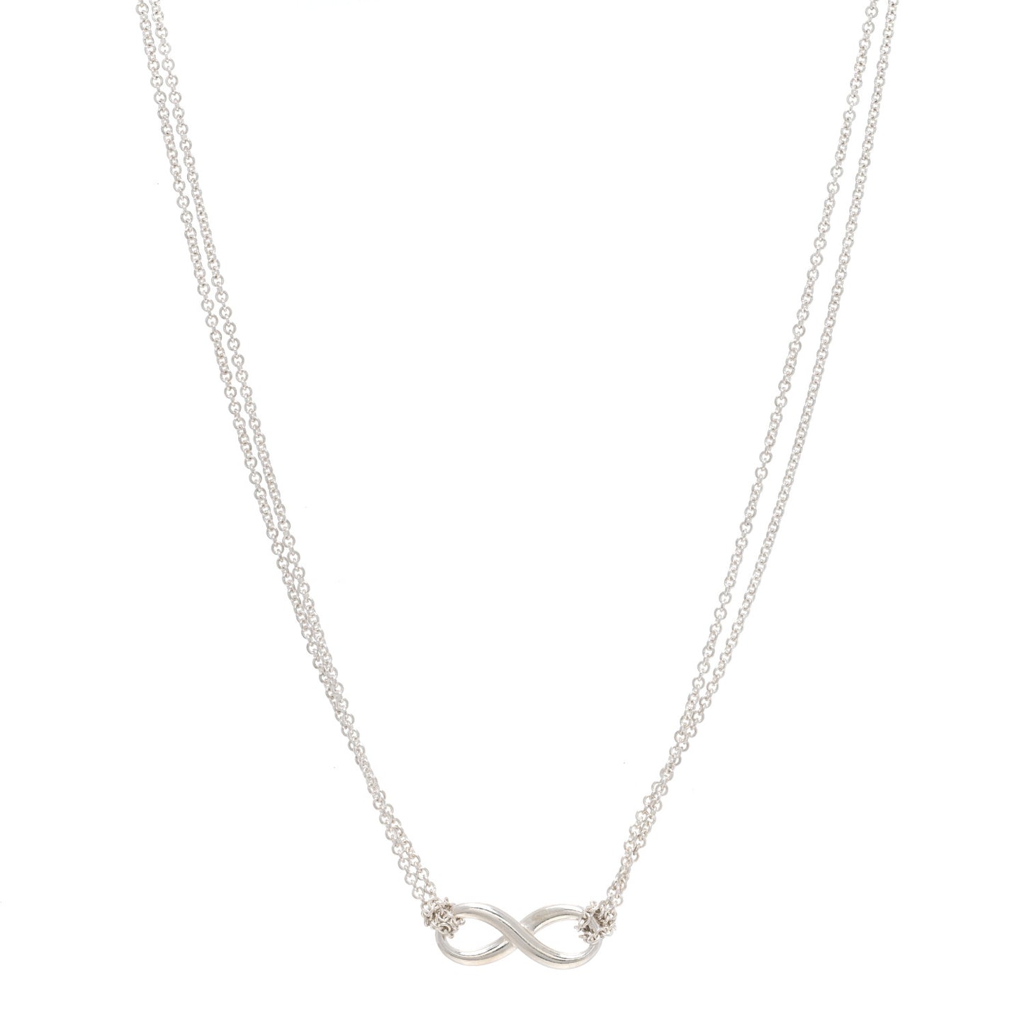 Sterling Silver Infinity Pendant Necklace