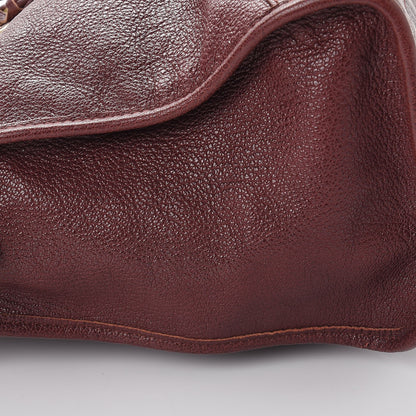 Balenciaga Chevre Gold Metallic Edge Hardware City Bordeaux 11 of 12