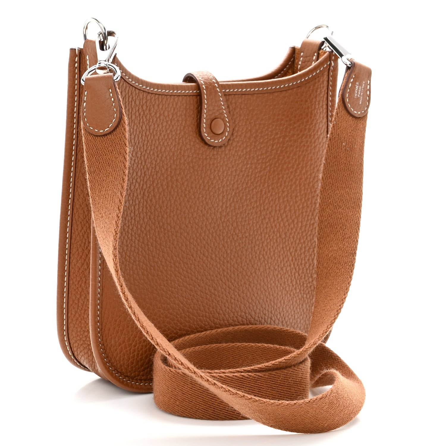 Hermes Taurillon Clemence Evelyne TPM Gold 3 of 11