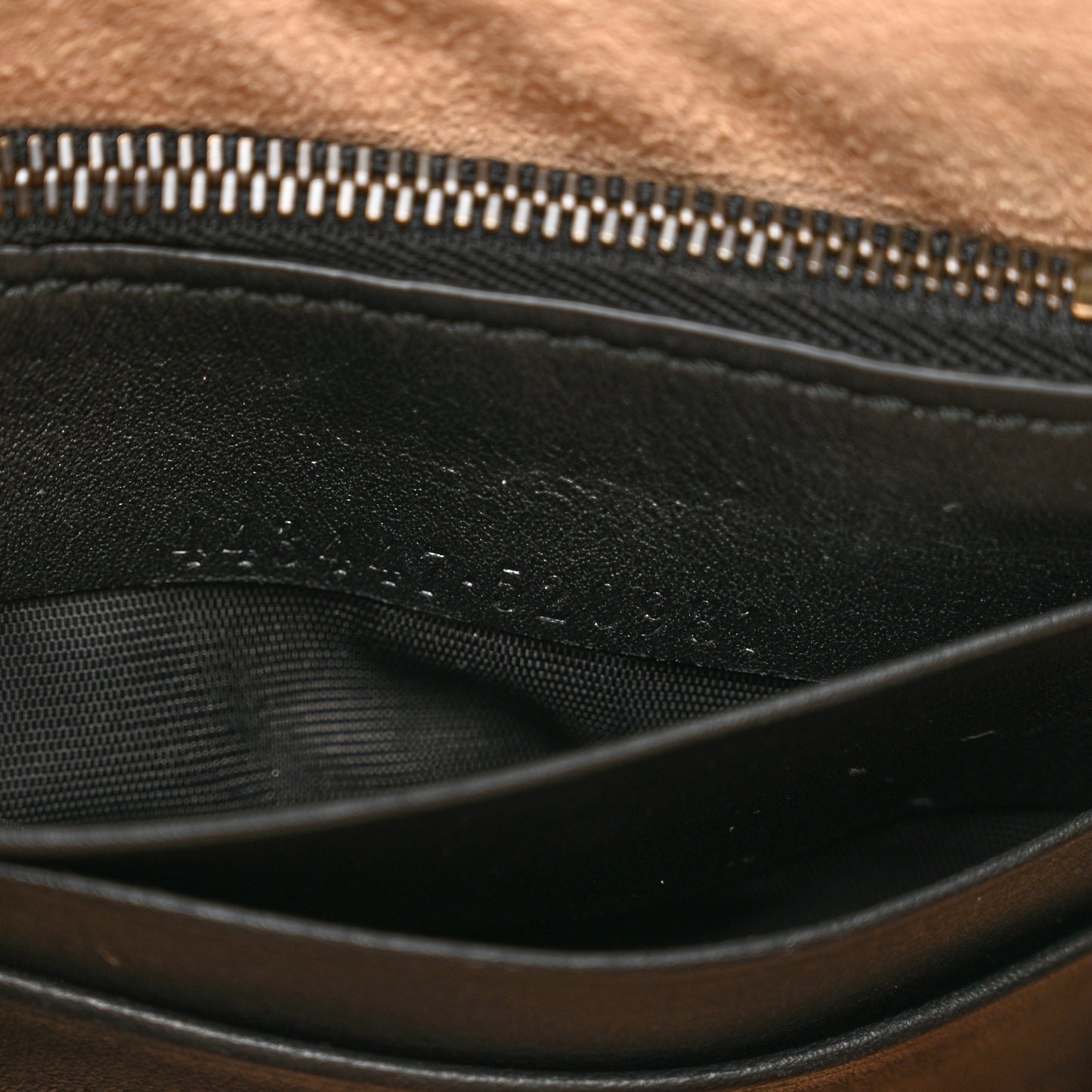Calfskin Matelasse Mini GG Marmont Chain Bag Black
