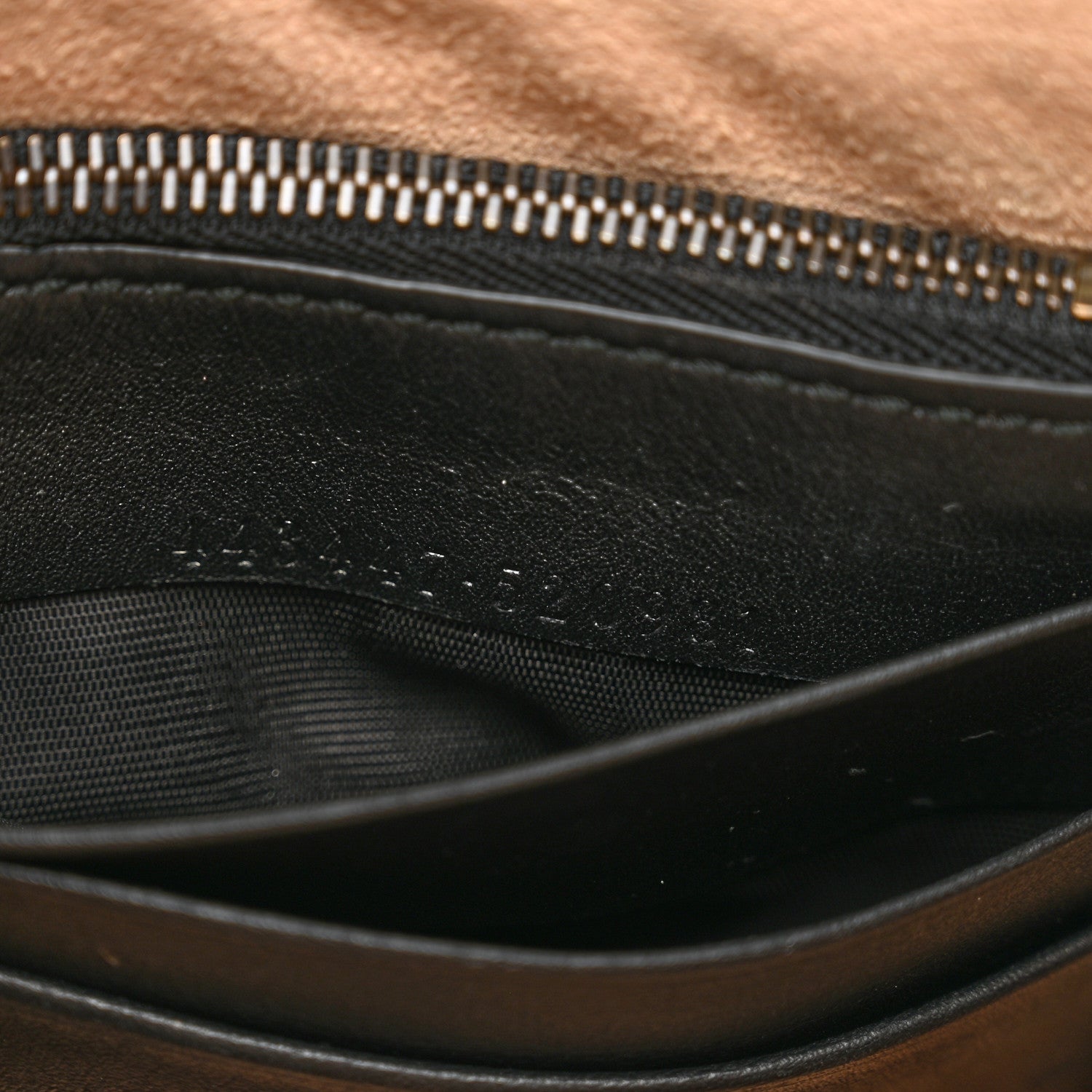 Gucci Calfskin Matelasse Mini GG Marmont Chain Bag Black 7 of 11