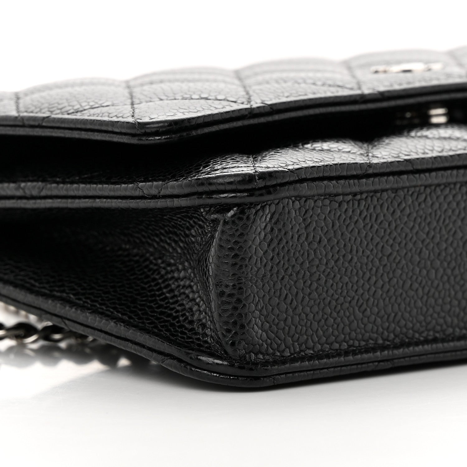 Chanel Caviar Quilted Wallet on Chain WOC Black 10 of 14