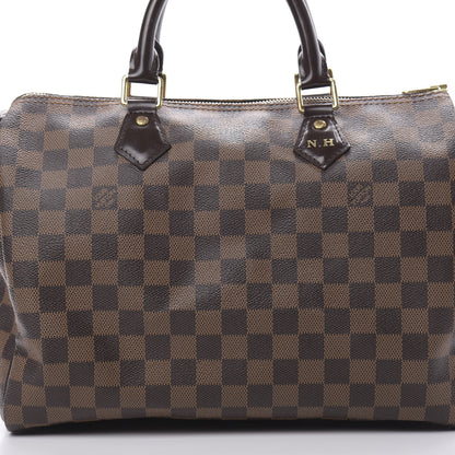 Louis Vuitton Damier Ebene Speedy 30 9 of 16