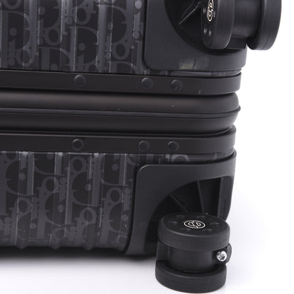 Christian Dior X RIMOWA Aluminum Zucca Print Roll Away Carry On Luggage 13 of 13