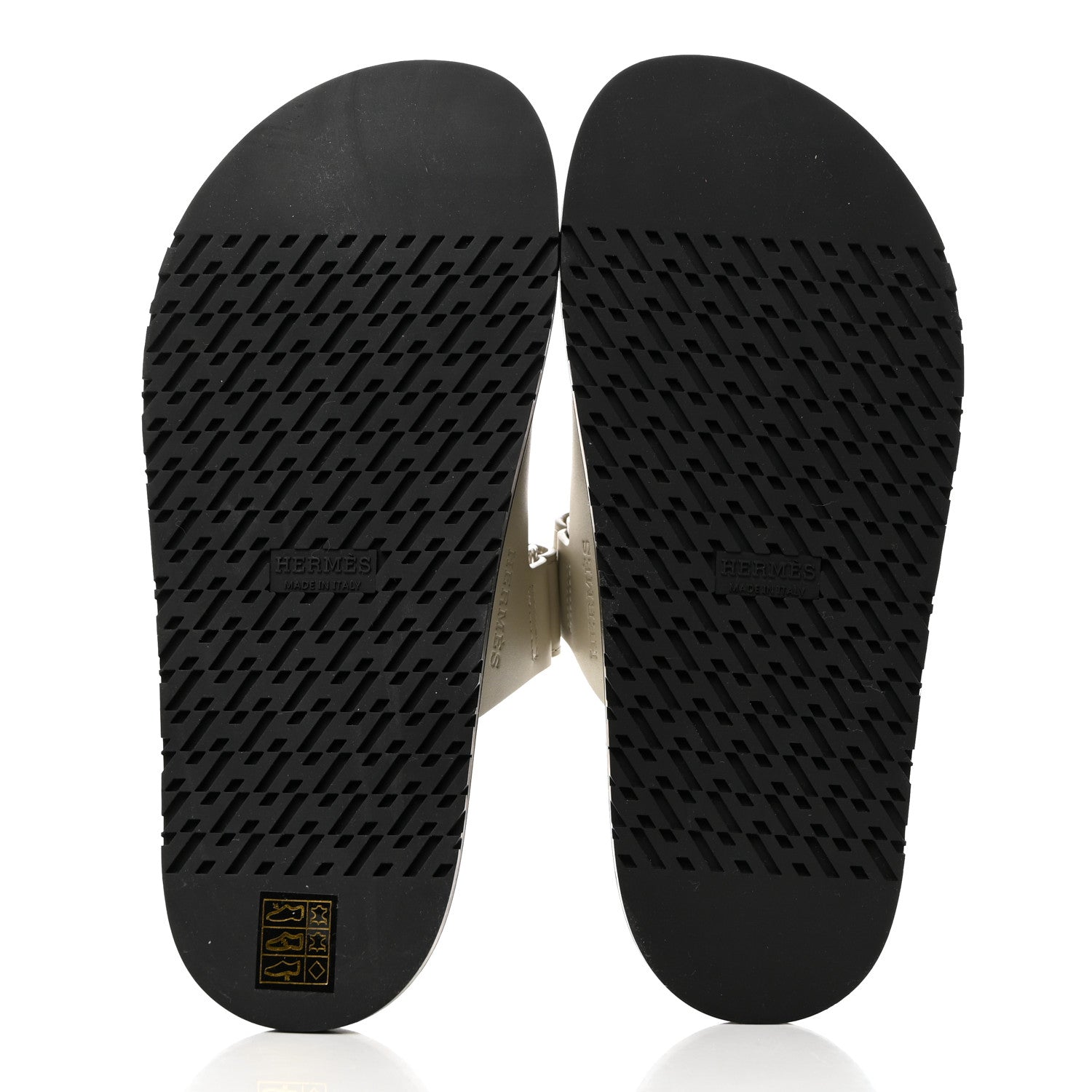 Hermes Calfskin Womens Chypre Sandals 37 Beige Esquisse 5 of 9