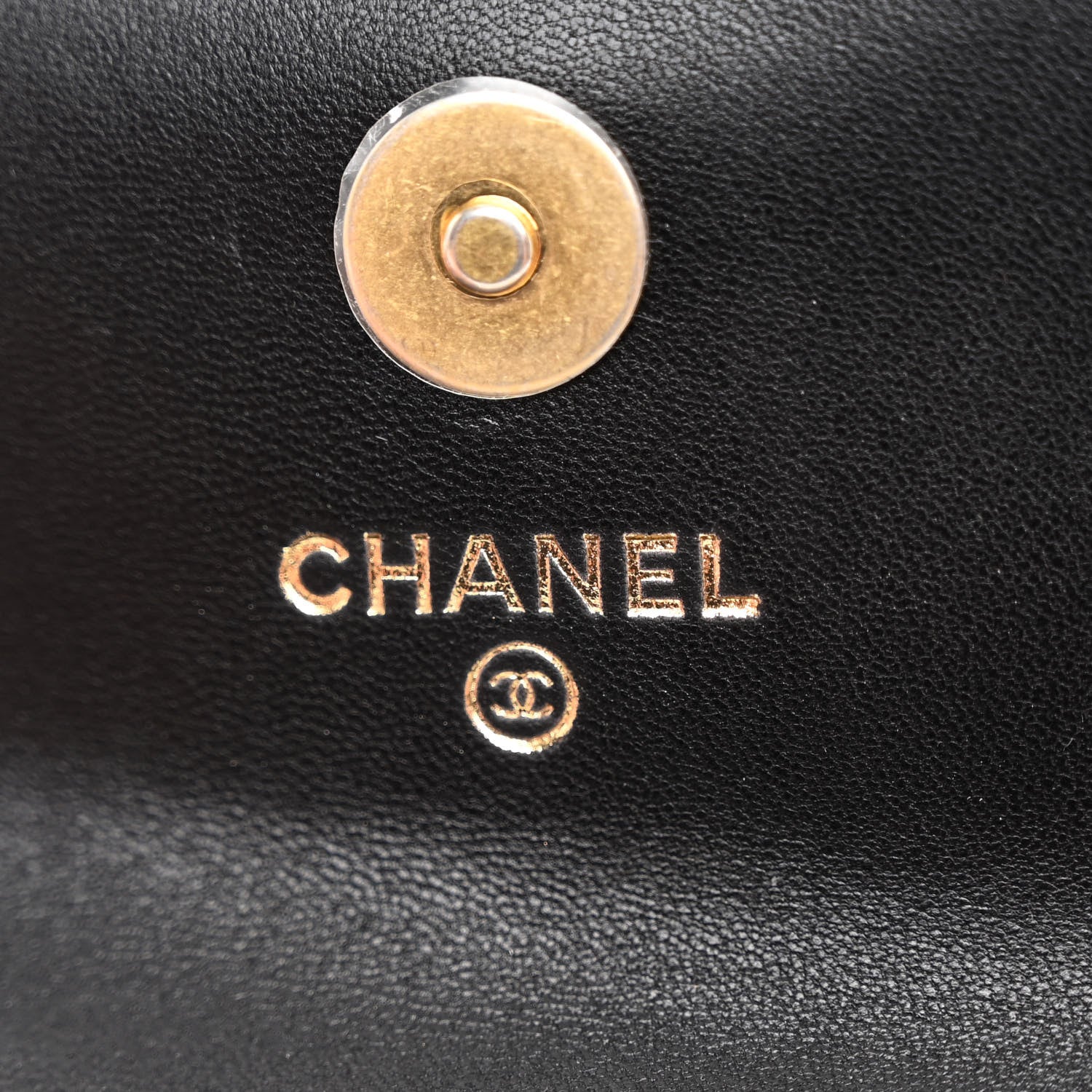 Chanel Lambskin Quilted Pearl Crush Clutch With Chain Black 6 of 11