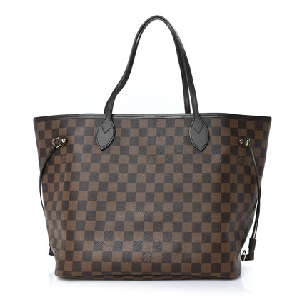Louis Vuitton Damier Ebene Neo Neverfull MM Rose Ballerine 3 of 10