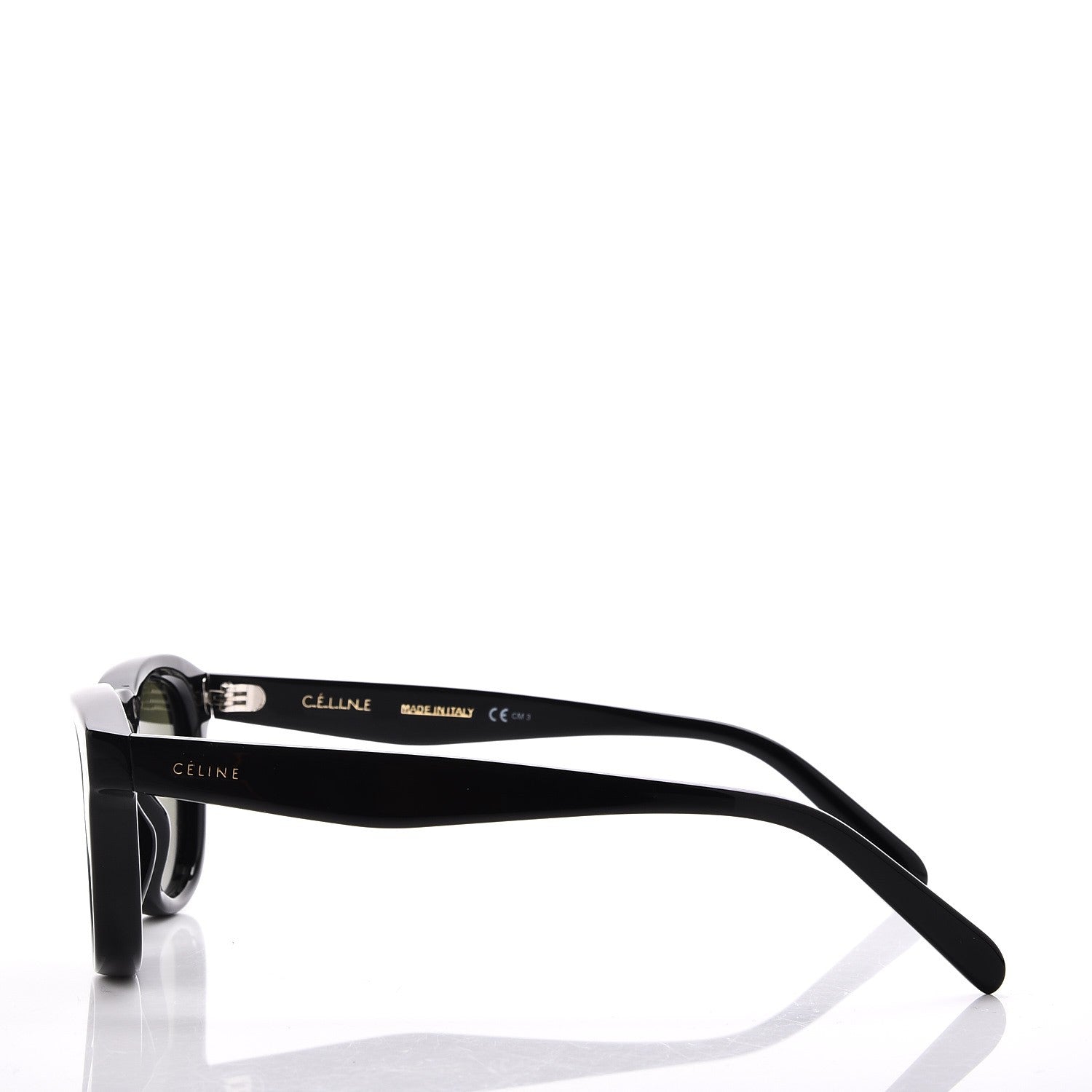Celine Bevel Square Sunglasses CL41371/S Black 3 of 6