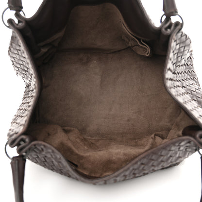 Bottega Veneta Nappa Intrecciato Parachute Bag Ebano 6 of 16