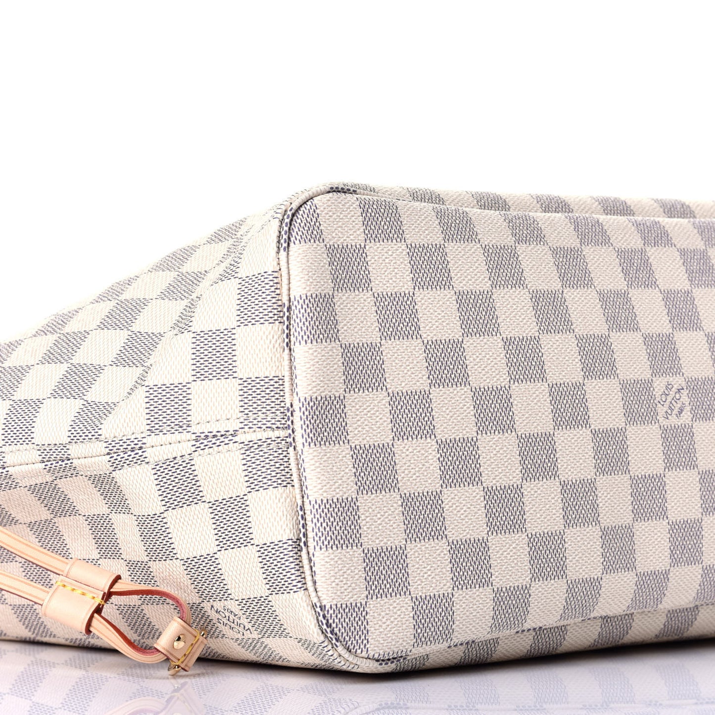 Damier Azur Neo Neverfull MM Rose Ballerine