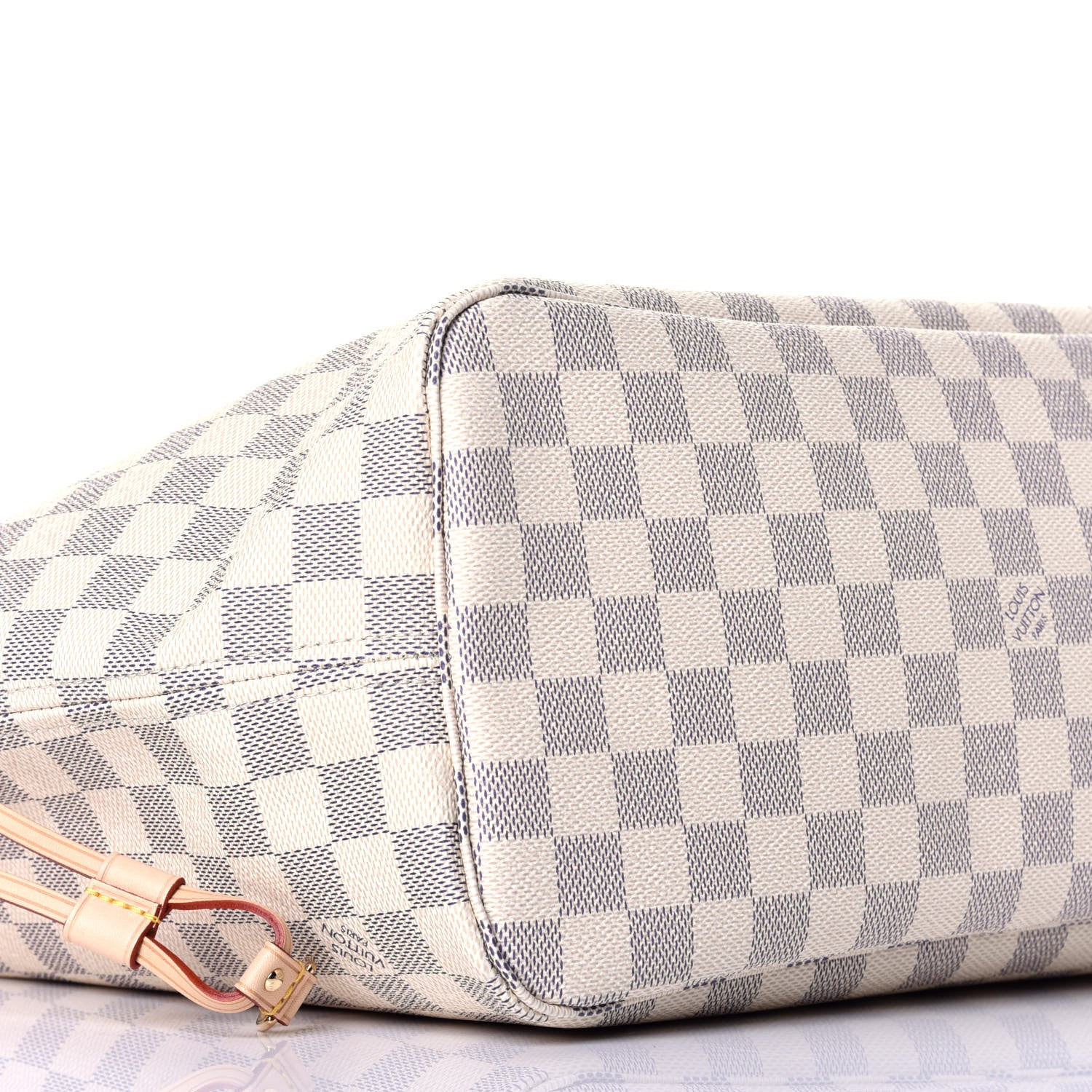 Louis Vuitton Damier Azur Neo Neverfull MM Rose Ballerine 7 of 9