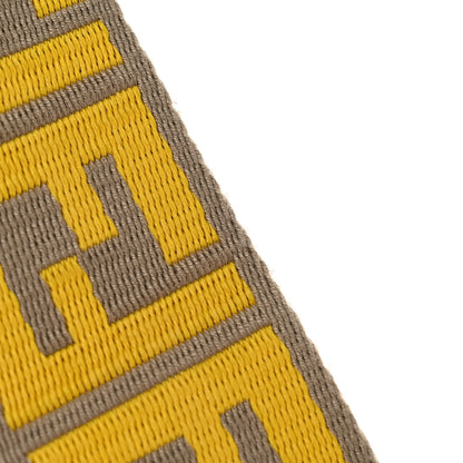 Fendi Ribbon Vitello King FF 1974 Adjustable Strap You Tortora Senape 6 of 8