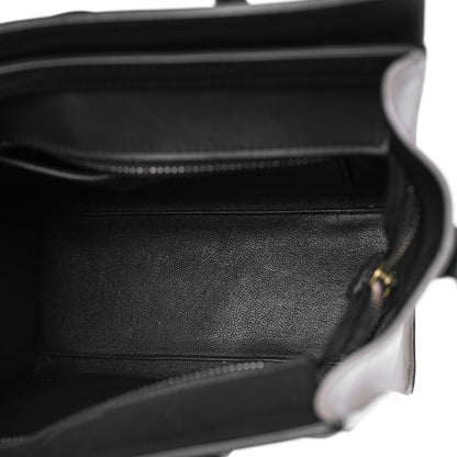 Celine Elephant Calfskin Nano Tri-Color Luggage Bright Orange 4 of 12