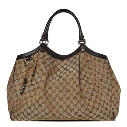 Gucci Monogram Large Sukey Tote Dark Brown 1 of 13