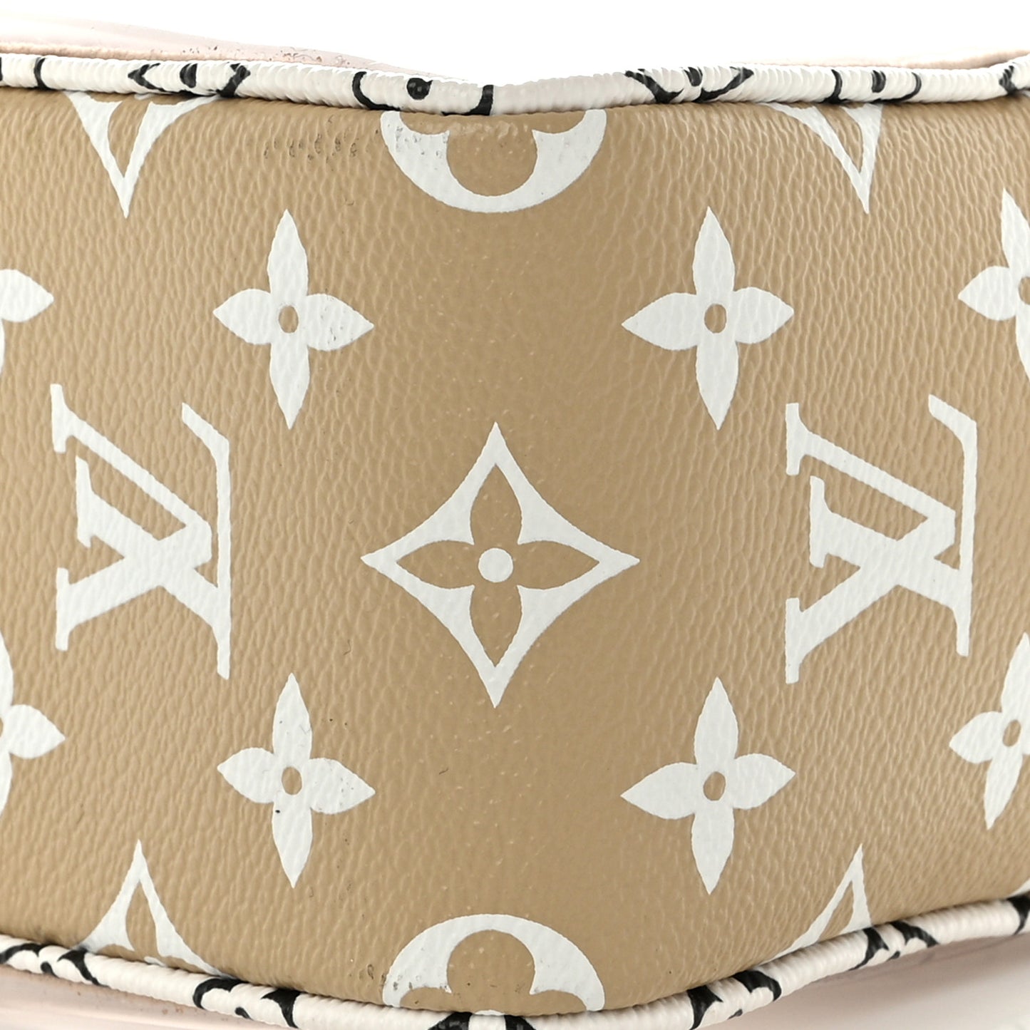 Monogram Giant Beach Pouch Kaki