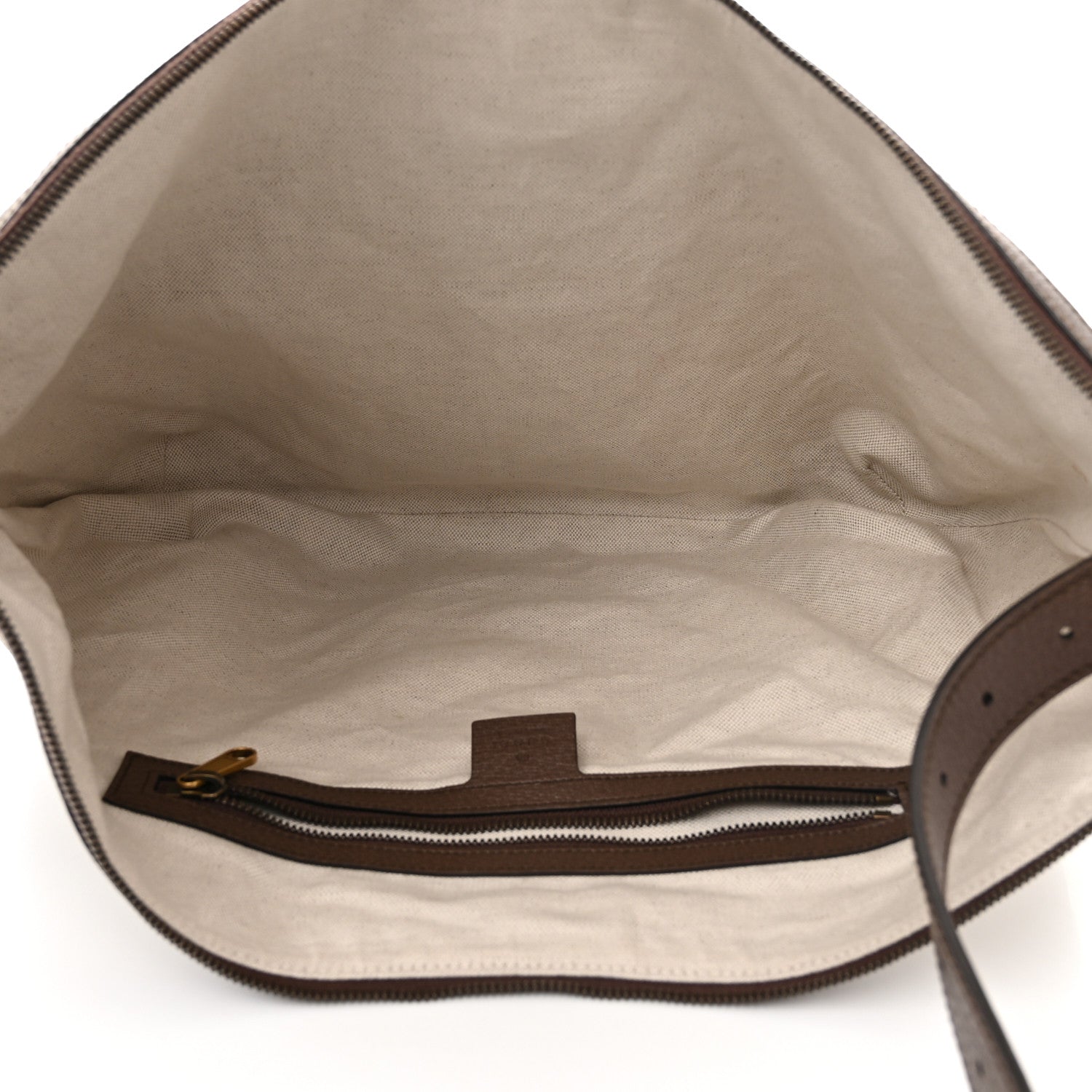 Gucci GG Supreme Monogram Web Ophidia Half Moon Hobo Brown 5 of 11