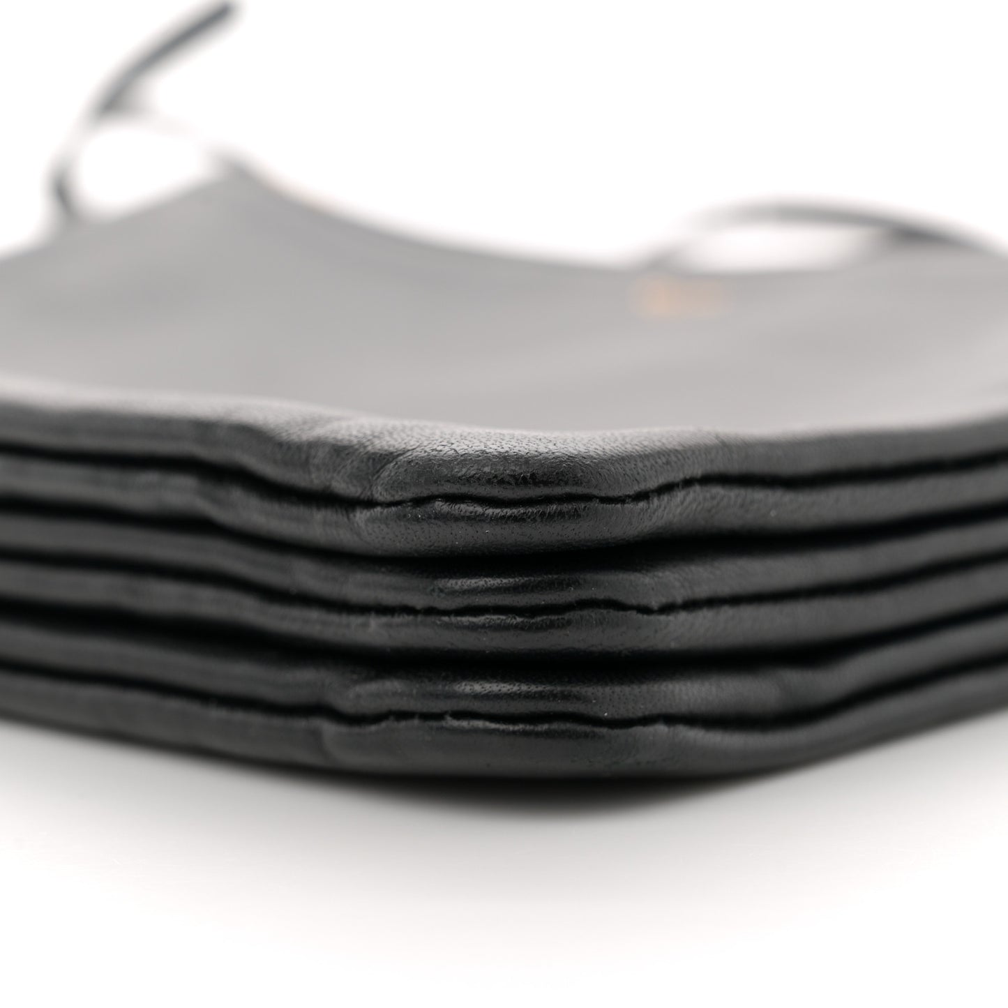 Lambskin Large Trio Crossbody Bag Black