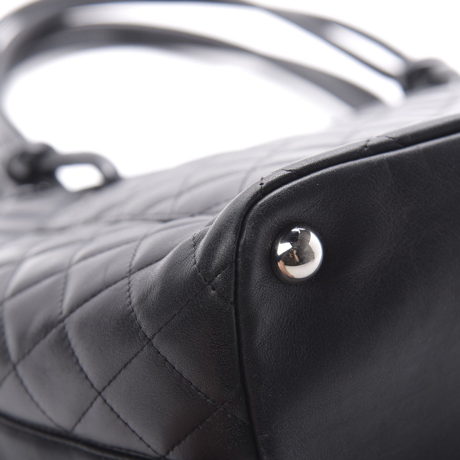 Chanel Calfskin Quilted Large Cambon Tote Black 12 of 18