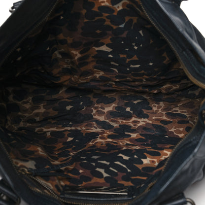 Balenciaga Calfskin Lizard Embossed Classic Hardware City Black 6 of 16