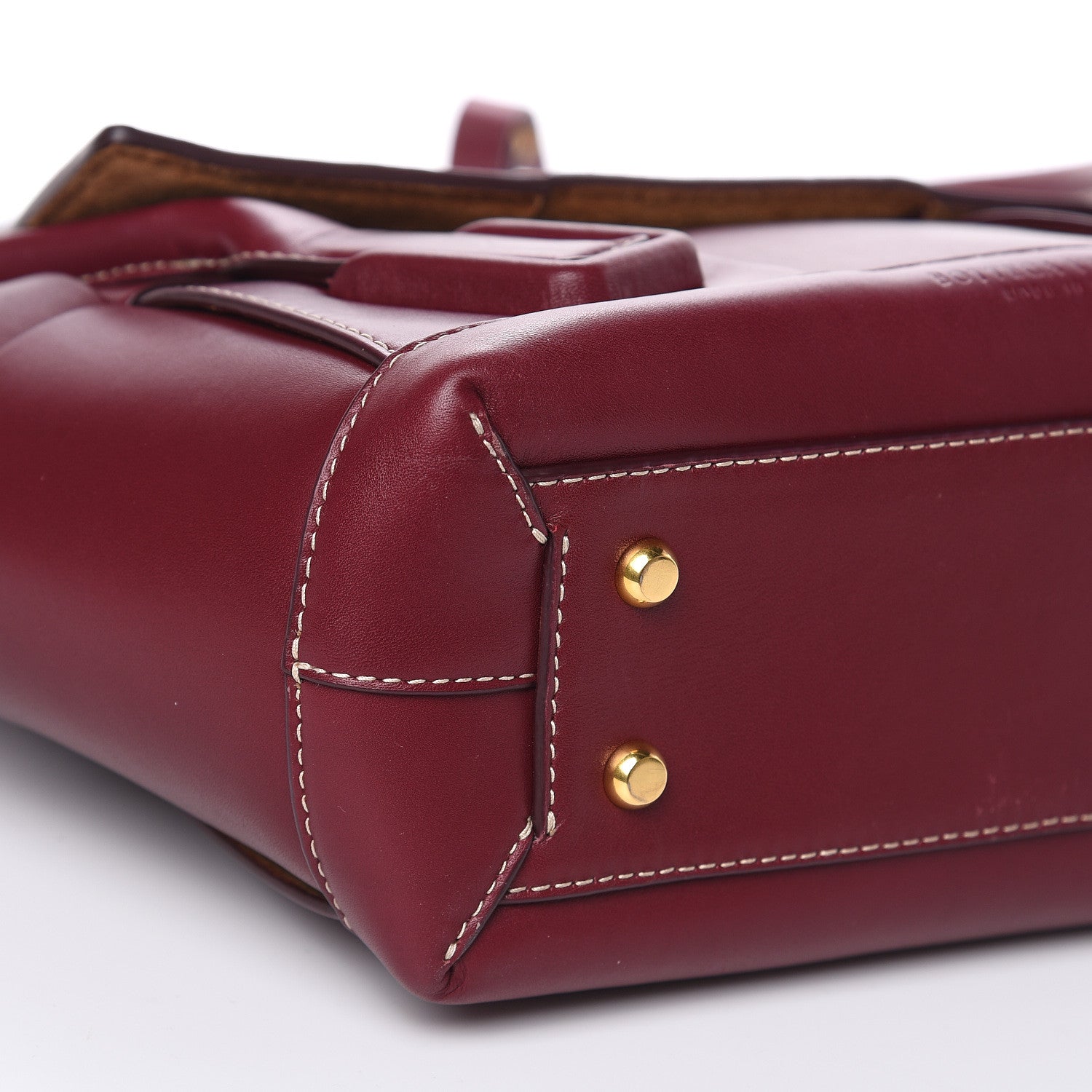 Bottega Veneta French Calfskin Maxi Intrecciato Arco 33 Bordeaux 9 of 14