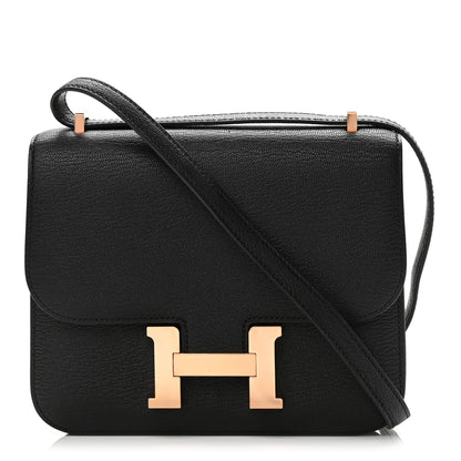 Hermes Chevre Mysore Constance 18 Black 1 of 11