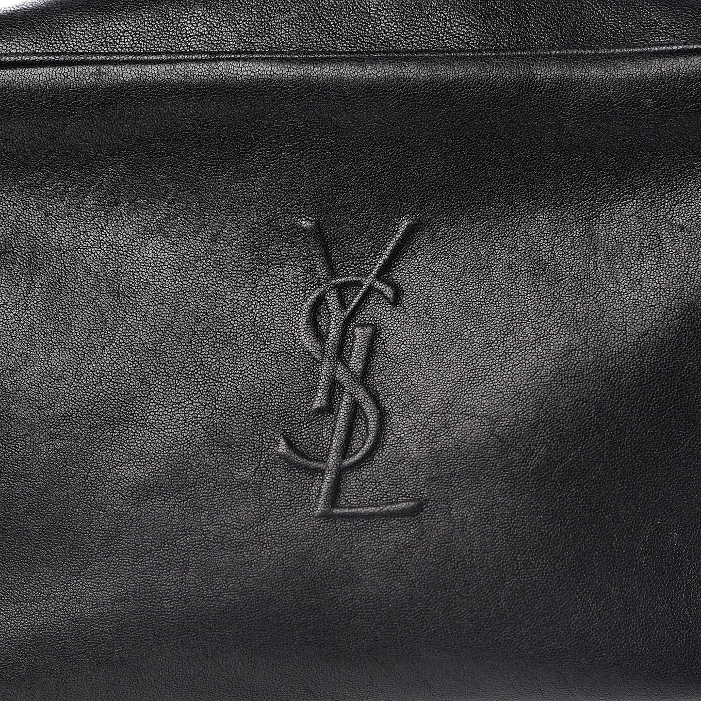 Lambskin Monogram Small Lou Camera Bag Black