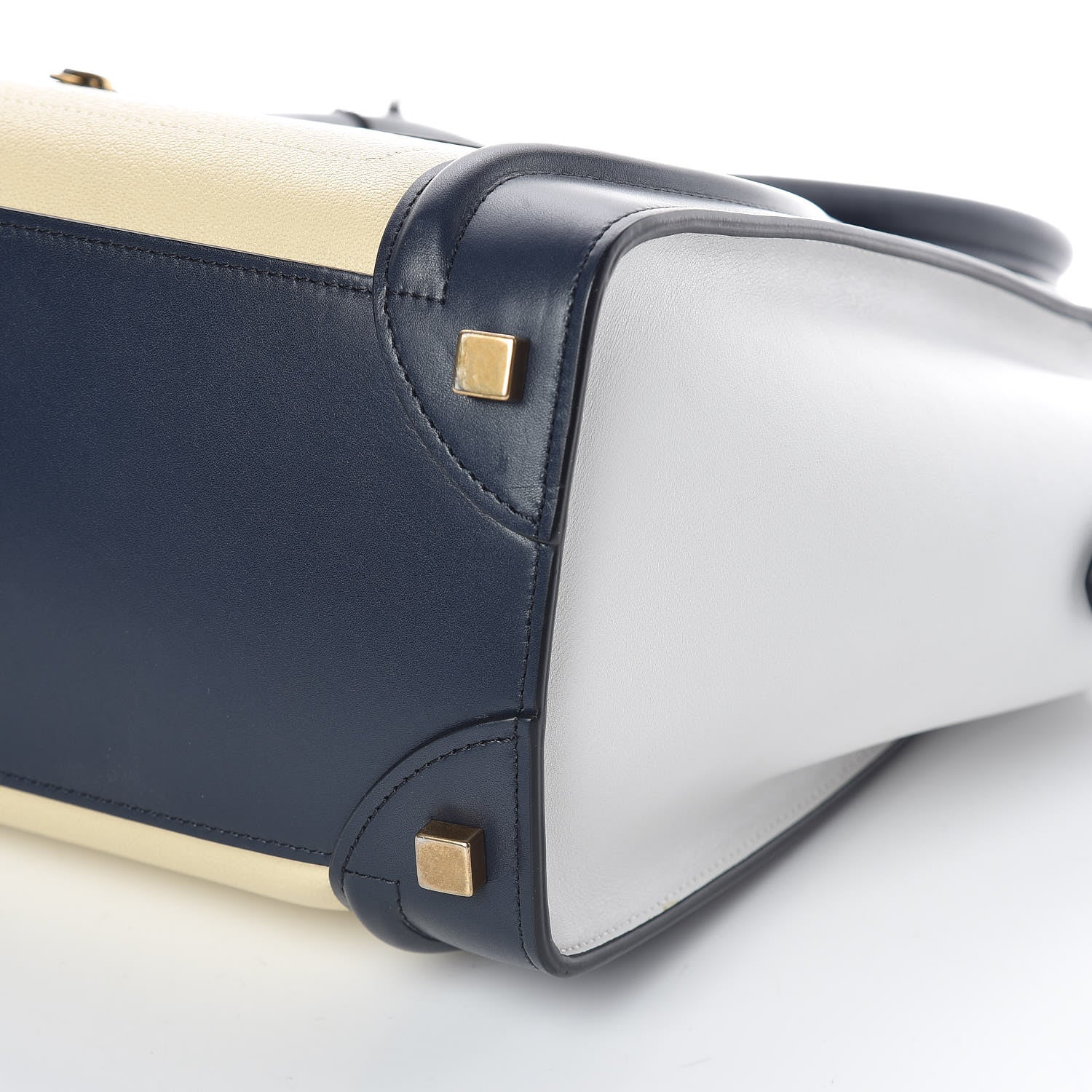 Celine Goatskin Smooth Calfskin Micro Tri-Color Luggage Firefly 6 of 8