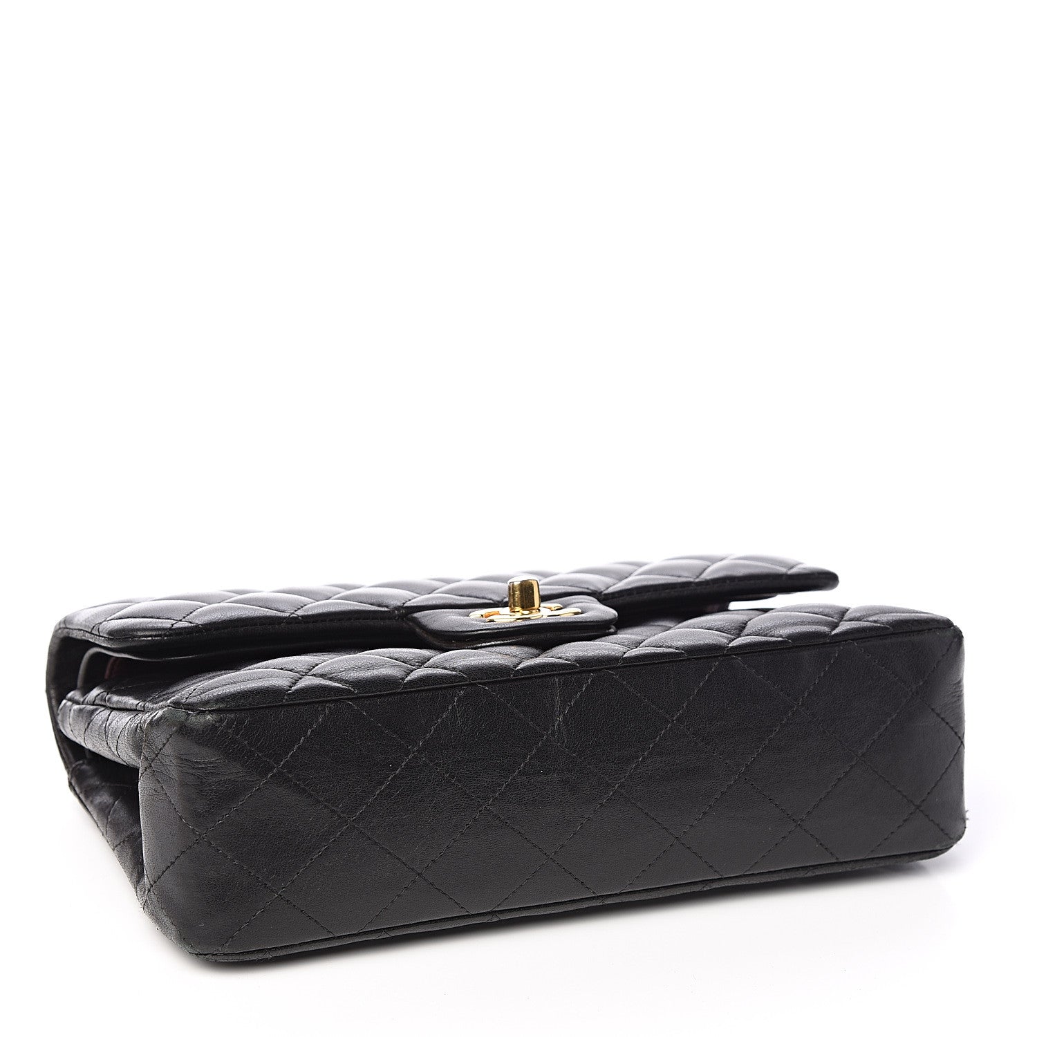 Chanel Lambskin Quilted Small Double Flap Black 3 of 11