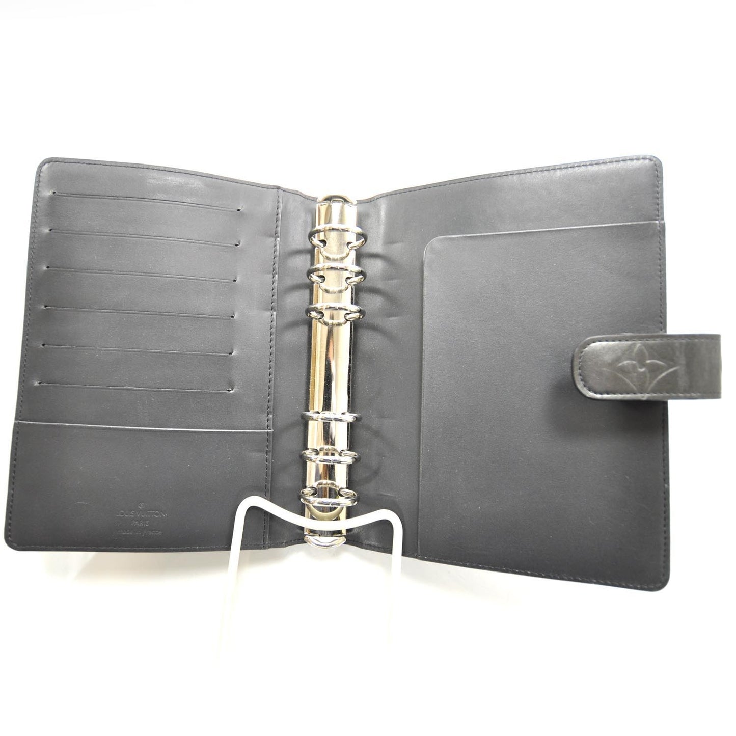 Mat Monogram Medium Ring Agenda Black