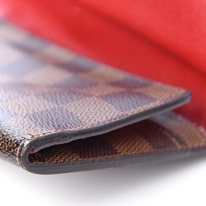 Louis Vuitton Damier Ebene Josephine Wallet Red 13 of 13