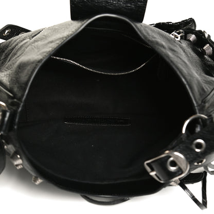 Balenciaga Agneau Arena Medium Le Cagole Shoulder Bag Black 5 of 14